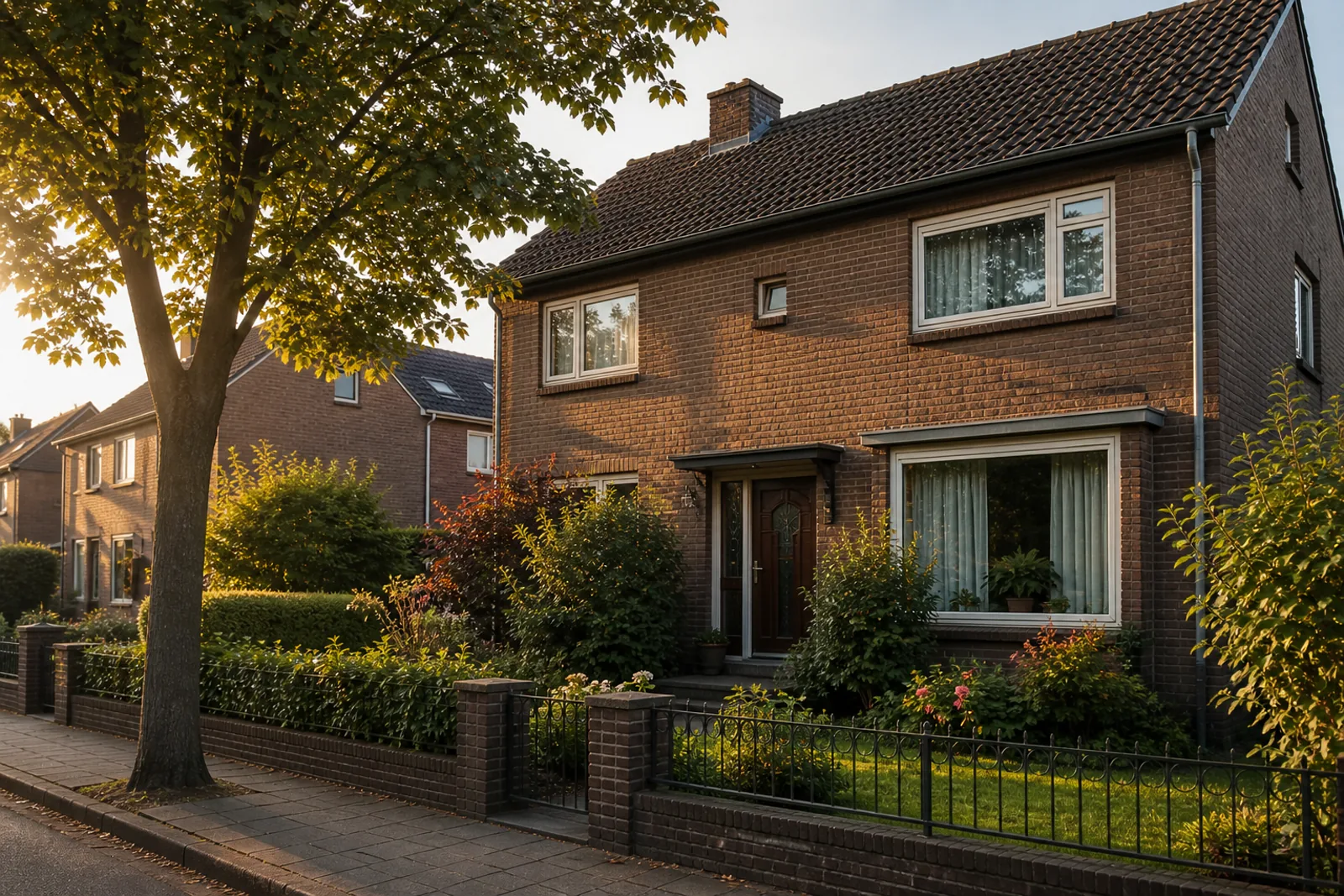 Geerbtes Elternhaus in einer Wohnstraße im Ruhrgebiet