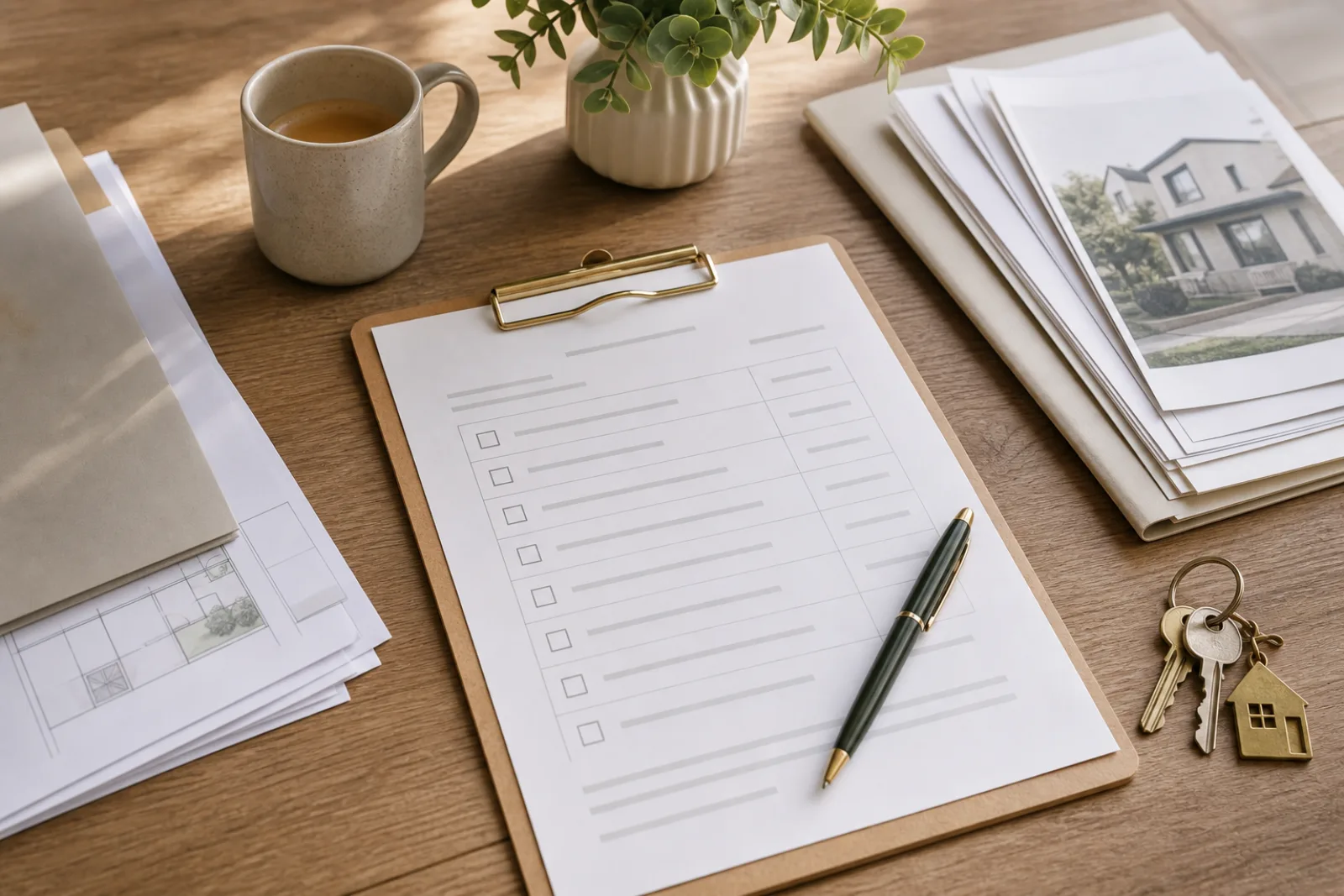 Checkliste mit Aufgaben und Unterlagen für den privaten Immobilienverkauf